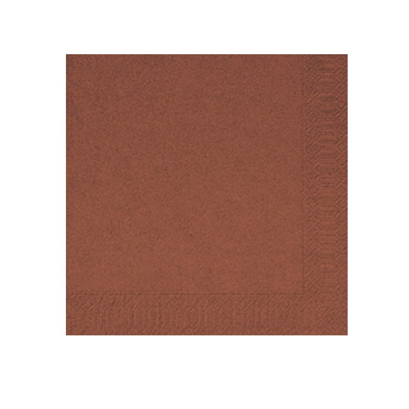 Servietten Duni 24x24 - 2 lg - Chestnut - 300Stck